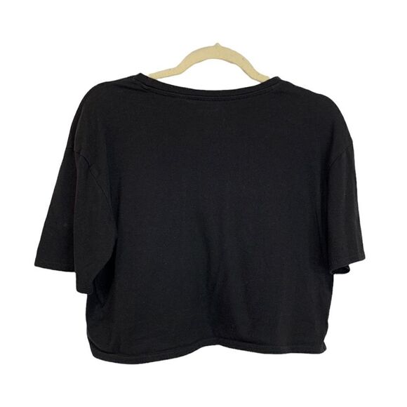 Polaroid Cropped Black Tee - Picture 2 of 6